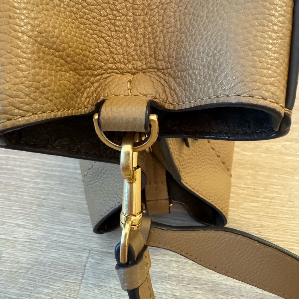 Tory Burch Leather Shoulder Bag/Tiramisu color - Picture 10 of 16